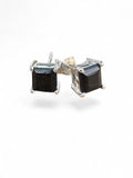 Black Onyx Solid 925 Sterling Silver stud Earrings