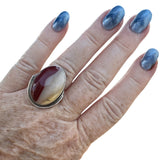 Mookaite Jasper Solid 925 Sterling Silver Ring 7