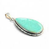 Chrysoprase Solid 925 Sterling Silver Pendant
