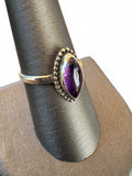 Amethyst Solid 925 Sterling Silver Ring 9