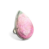 Rhodonite Solid 925 Sterling Silver Ring 6