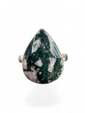 Ocean Jasper Solid 925 Sterling Silver Ring 9