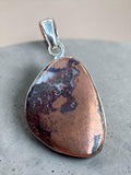 Michigan Copper Agate Solid 925 Sterling Silver Pendant