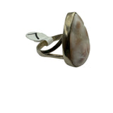 Natrolite Solid 925 Sterling Silver Ring 7