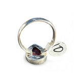 Ruby Solid 925 Sterling Silver Ring 10