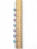 Kingman Cotton Candy Turquoise Solid 925 Sterling Silver Bracelet