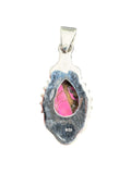 Kingman Cotton Candy Turquoise Solid 925 Sterling Silver Pendant