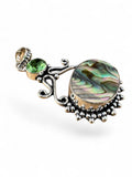 Abalone Silver Overlay Pendant