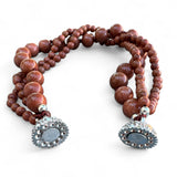 Goldstone Magnetic beaded Bracelet 7.5 inch