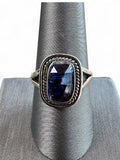 Blue Kyanite Solid 925 Sterling Silver Ring 10
