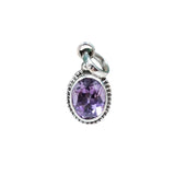 African Amethyst Solid 925 Sterling Silver Pendant
