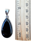 Black Onyx Solid 925 Sterling Silver Pendant