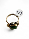 Emerald Solid 925 Sterling Silver Ring 6