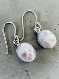 Natrolite Solid 925 Sterling Silver Earrings