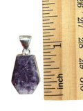 Lepidolite Solid 925 Sterling Silver Pendant