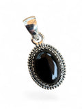 Black Onyx Solid 925 Sterling Silver Pendant