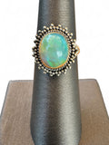 Ethiopian Opal Solid 925 Sterling Silver Ring 6