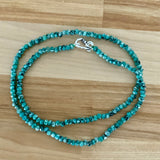 Green Zoisite 4 mm 20 in Beaded Necklace