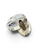 Kingman Purple Mojave Turquoise Solid 925 Sterling Silver Ring 10