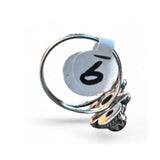 Triple Carnelian Solid 925 Sterling Silver Ring 9