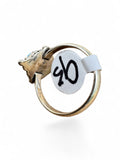Golden Hills Turquoise Solid 925 Sterling Silver Ring 9.5