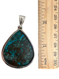 Shattuckite Solid 925 Sterling Silver Pendant