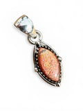 Sunstone Solid 925 Sterling Silver Pendant