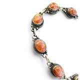 Sunstone Solid 925 Sterling Silver Bracelet