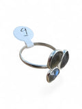 Faceted Labradorite Solid 925 Sterling Silver Ring 9