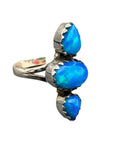 Paraiba Opal Solid 925 Sterling Silver Ring 8