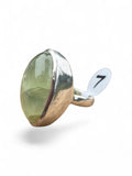 Prehnite Solid 925 Sterling Silver Ring 7