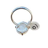 Mother of Pearl Solid 925 Sterling Silver Ring 10
