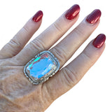 Mercury Mystic Topaz Solid 925 Sterling Silver Ring 8