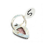 Rhodonite Solid 925 Sterling Silver Ring 5