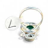 Green Onyx Solid 925 Sterling Silver Ring 7