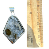 Ocean Jasper Solid 925 Sterling Silver Pendant