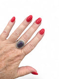 Blue Sapphire Solid 925 Sterling Silver Ring 9.5