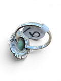 Monarch Opal Solid 925 Sterling Silver Ring 9