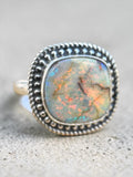 Monarch Opal Solid 925 Sterling Silver Ring 8