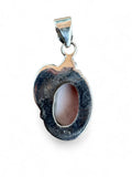 Pink Conch Solid 925 Sterling Silver Pendant