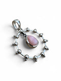 Pink Opal Solid 925 Sterling Silver
