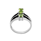 Peridot Solid 925 Sterling Silver Ring