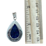 Blue Lapis Solid 925 Sterling Silver Pendant