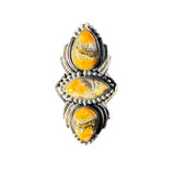 Bumblebee Jasper Solid 925 Sterling Silver Ring 10