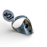 Black Onyx Solid 925 Sterling Silver Ring 10.5