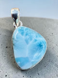 Caribbean Larimar Solid 925 Sterling Silver Pendant (Copy)