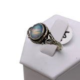 Aurora Opal Solid 925 Sterling Silver