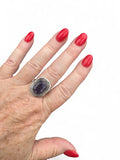 Blue Sapphire Solid 925 Sterling Silver Ring 9.5