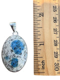 K2 Azurite Solid 925 Sterling Silver Pendant