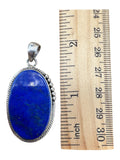 Blue Lapis Solid 925 Sterling Silver Pendant